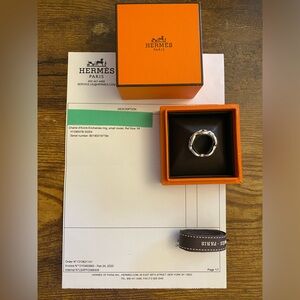 Hermes Chaine d'ancre Enchainee ring, small model - Size 54- ⭐️USED⭐️